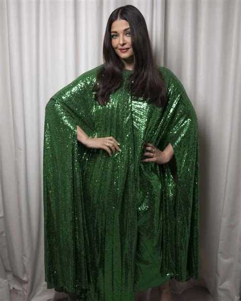 India at Cannes: Aishwarya Rai Bachchan First Look in Green Sequined ...