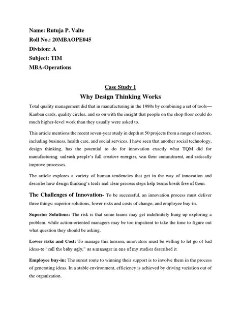 Design Thinking Case Study Examples 的图像结果