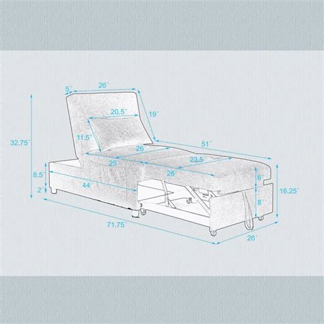 Sofa Bed: 26'' Sleeper Sofa Cum Bed – Studio GKW