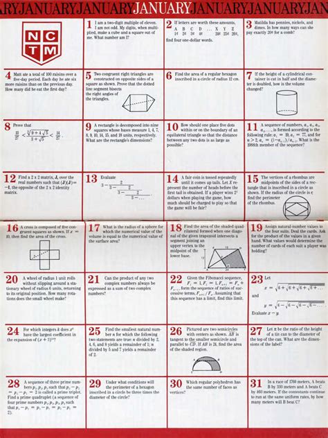 Rezultat imagine pentru Calendar Problems