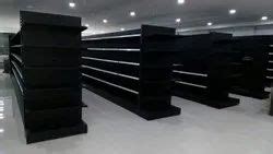 Double Sided Racks And Shelves - MS Supermarket Shelves Manufacturer ...