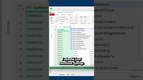 Image result for IntelliSense Power Query Editor
