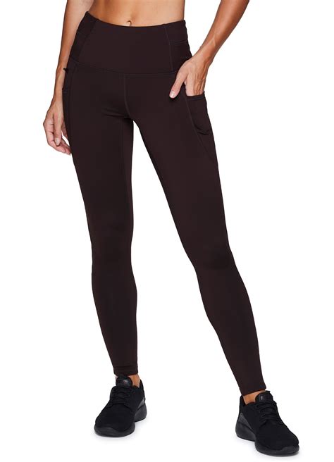 RBX Active Women's Full Length High Waist Fleece Lined Leggings with ...