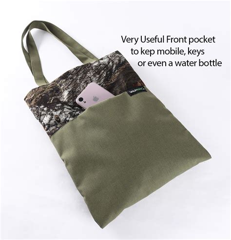 Olive & Camo Tote bag- Strong- Pack of 2 – WildRoar.in
