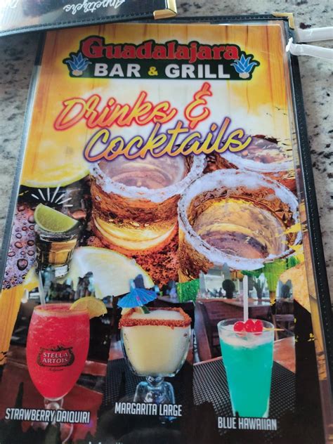 Menu at Guadalajara Bar & Grill, New Braunfels