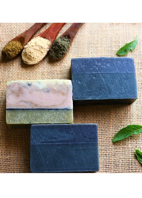 Get Combo - Natural Detox Charcoal Soap & Forest Woods Soap - Set of 3 ...