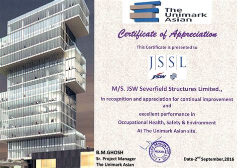 Awards and Recognition of JSSL