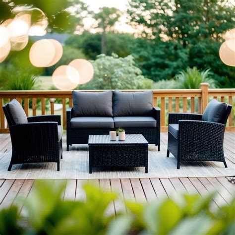Black Patio Furniture: Stylish Options to Elevate Your Outdoor Space ...