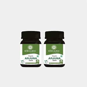 The Organic Shoppee Organic Arjuna Capsules (60Caps) Herbal Supplements ...