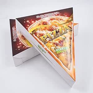24pcs Triangle Pizza Box with Inner Pads Mini Pizza Boxes Take Away ...