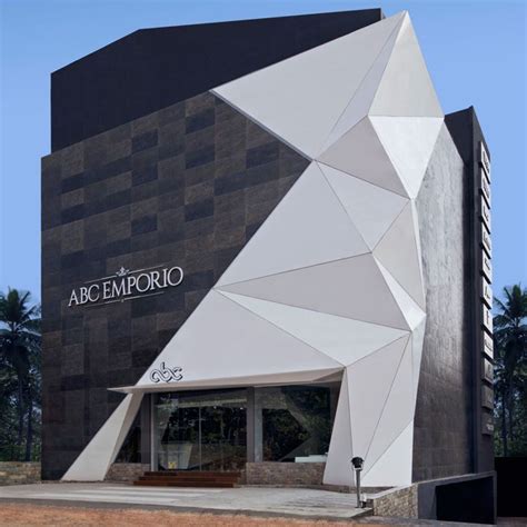 UHPC预制构件的3D遮阳立面挂板 UHPC建筑成为一种艺术文化