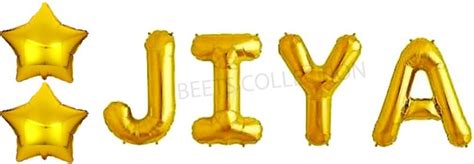 Beets Collection Solid JIYA Name Letters Foil Balloon For foil names ...