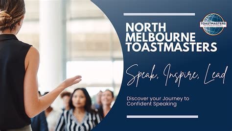Speak with Confidence: North Melbourne Toastmasters Meeting, Kensington ...