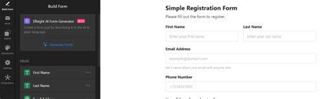 HTML Registration Form Project 的图像结果
