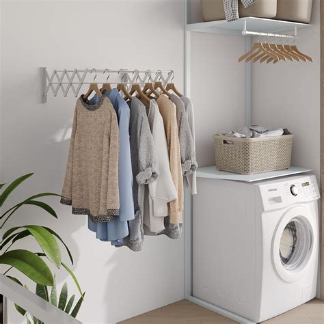 Wall Mount Clothes Drying Rack