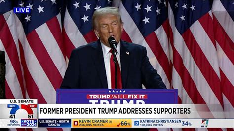 Trump declares victory in race for presidency against Harris