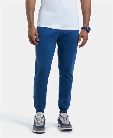 Buy Super Combed Cotton Rich Slim Fit Jogger with Zipper Pockets ...