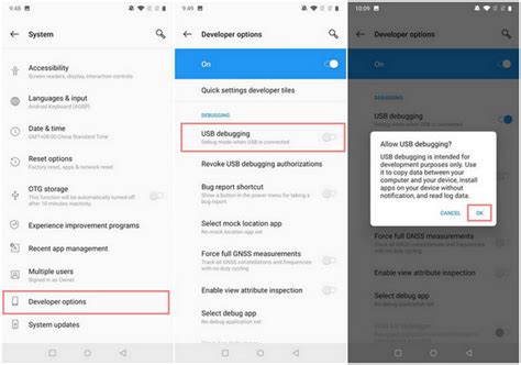 Image result for USB Debugging On One Plus 5T