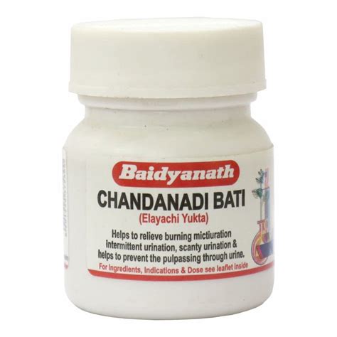 Buy Baidyanath Ayurved Chandan bati- 40 tablets | Helps to Relief UTI ...