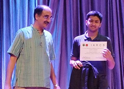 Student Achievement : Adhyyan Sekhsaria at Informatics 2018