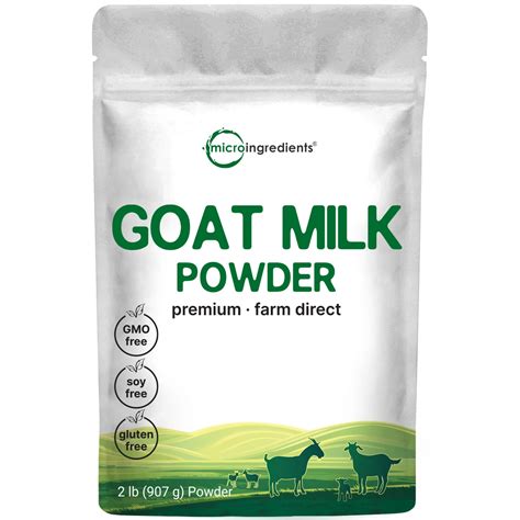 Powdered Goat Milk - Goat Milk Formula for Babies, Dogs & More - Micro ...