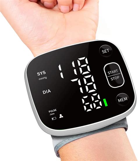 Amazon.com: Blood Pressure Monitor Rechargeable Blood Pressure Monitors for Home Use Adjustable ...