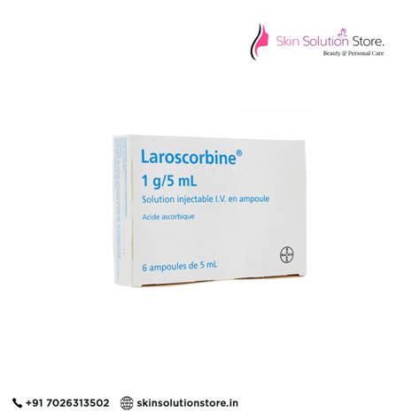 Laroscorbine Vitamin C 1000mg Skin Whitening Injection – Skin Solution ...