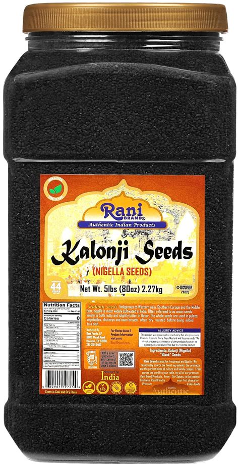 Rani Kalonji Seeds Whole (Black Seed, Nigella Sativa, Black Cumin ...