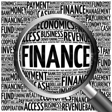 Finance Word Cloud Example 的图像结果