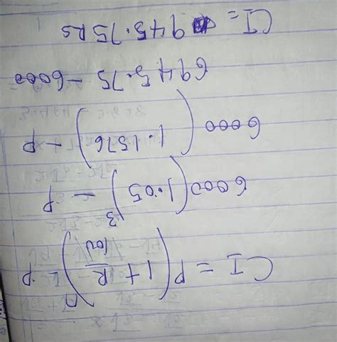 9. Find the compound interest, if Rs.6,000 is invested at 5% per annum ...