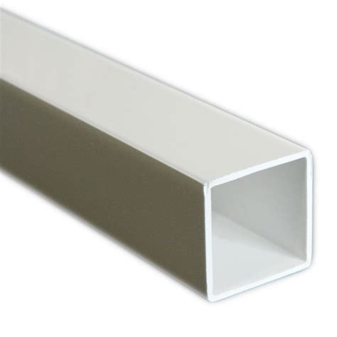White Plastic Square Tube, (W)15mm (L)1 M | Departments | TradePoint