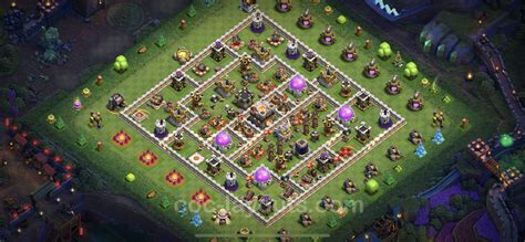 Best Base TH11 with Link, Hybrid Anti Everything - Town Hall Level 11 ...