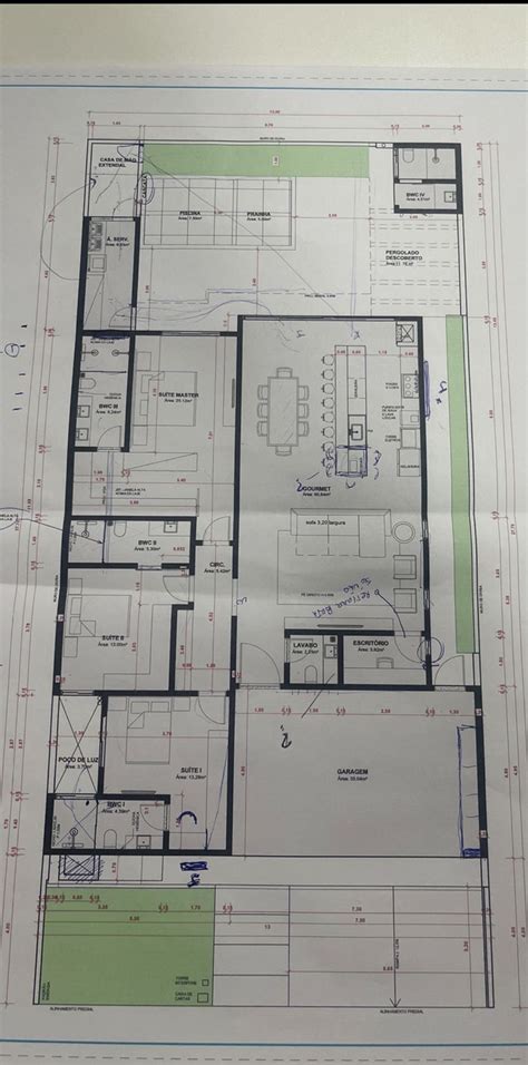 Floor Plan for Modern Barn House