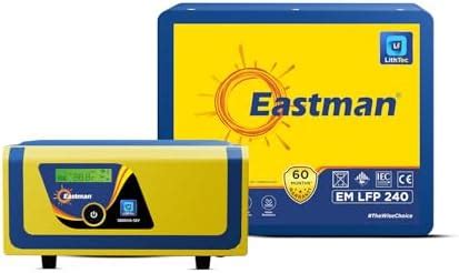 Eastman HUPS Lith Tec 1200VA/12V Square Wave Inverter & 150AH Lithium ...