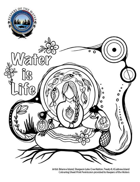 Colouring Pages — Keepers of the Water