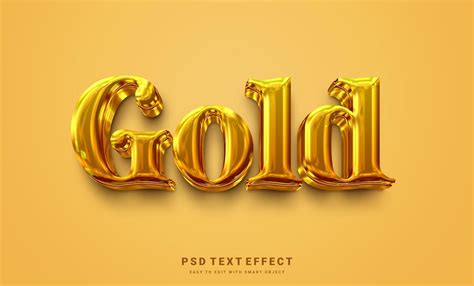Gold text effect | Premium PSD