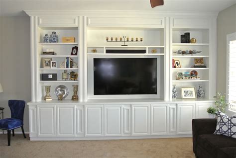 Stunning Custom White Built-In/Entertainment Center