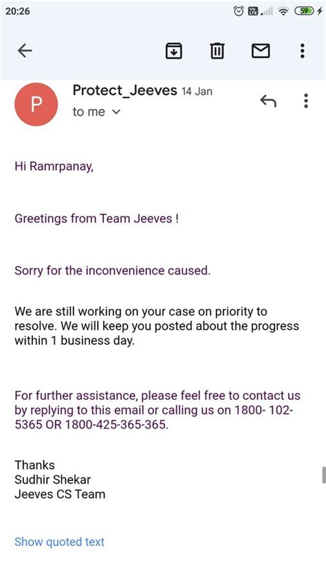 Jeeves Consumer Services Complaints & Reviews