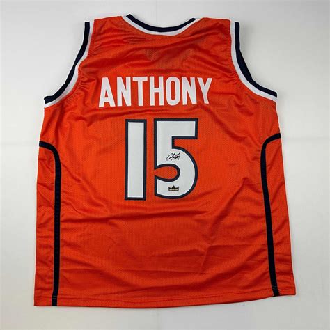 Facsimile Autographed Carmelo Anthony Syracuse Orange Reprint Laser ...