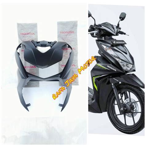 Jual Cover FR Tameng Body Depan Beat 2020 LED CBS ISS Original Hitam ...