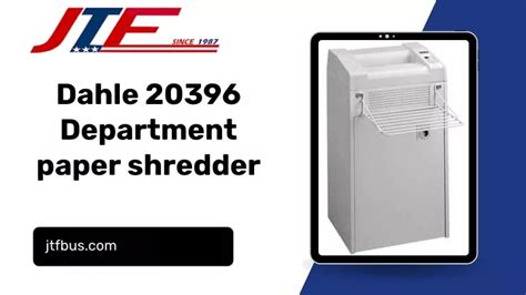 PPT - High Capacity Dahle 20396 Department Paper Shredder PowerPoint ...