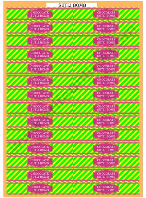 Cake Decor Sutli Bomb Diwali Sticker (A4 Size Sheet) – Arife Online Store