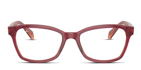 Ray-Ban RY1591 Kids Red, Orange Prescription Eyeglasses