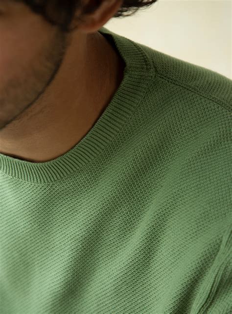 Sage Pullover | Casual Sage Solid Pullovers for Men Online | Andamen