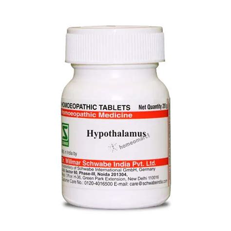 Hypothalamus Trituration Tablets | Appetite, Hormonal Balance & Mental ...