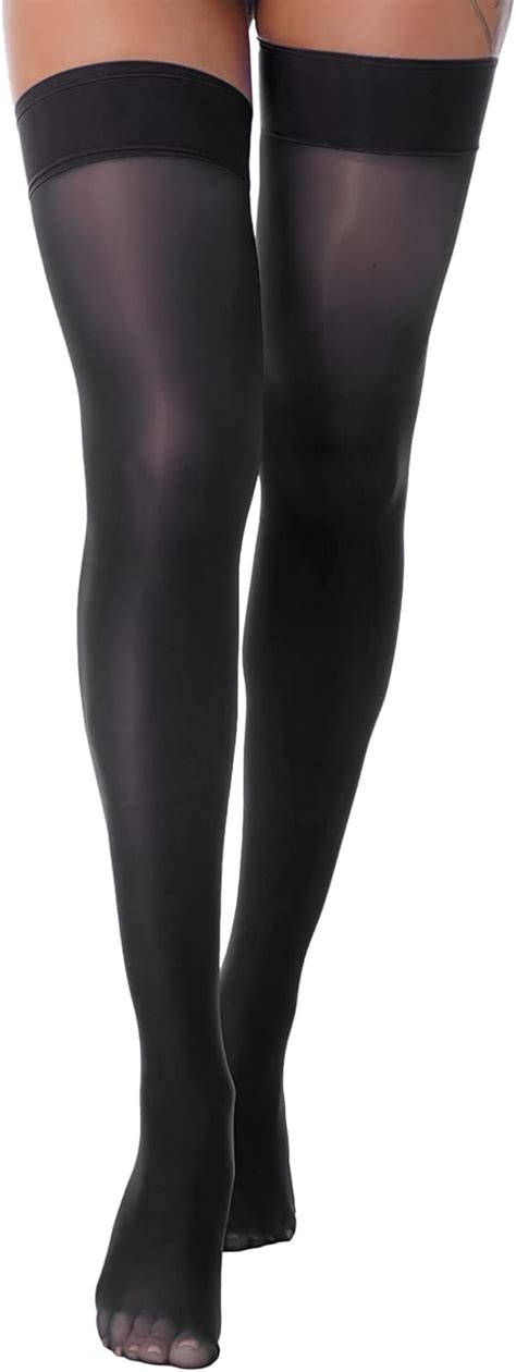 LiiYii Women's Glossy Transparent Thigh High India | Ubuy