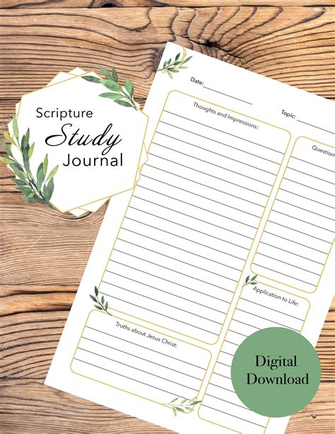 Image result for Scripture Study Journal