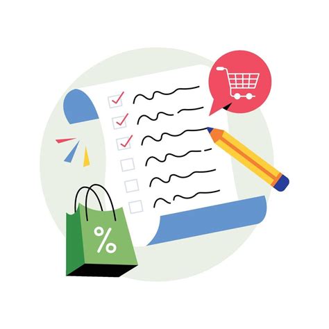 Shopping List Cartoon 的图像结果