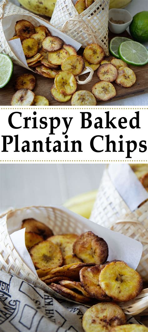 Crispy Baked Plantain Chips - 3 Delicious Flavours | Healthy snacks ...