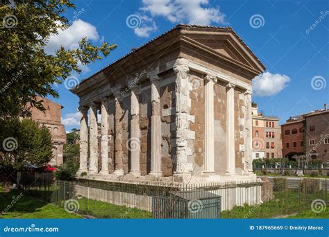 The Temple of Portunus Tempio Di Portuno or Temple of Fortuna Virilis ...